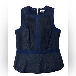 Rebecca Taylor Snakeskin Print Top